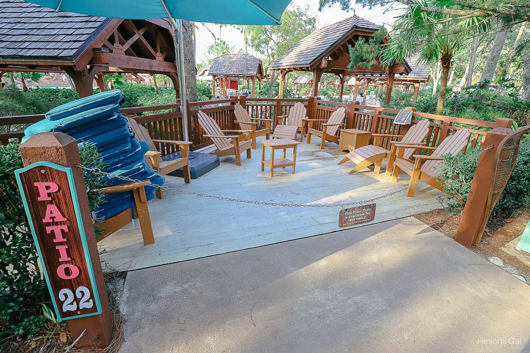 Polar Patio 22 location at Disney's Blizzard Beach 