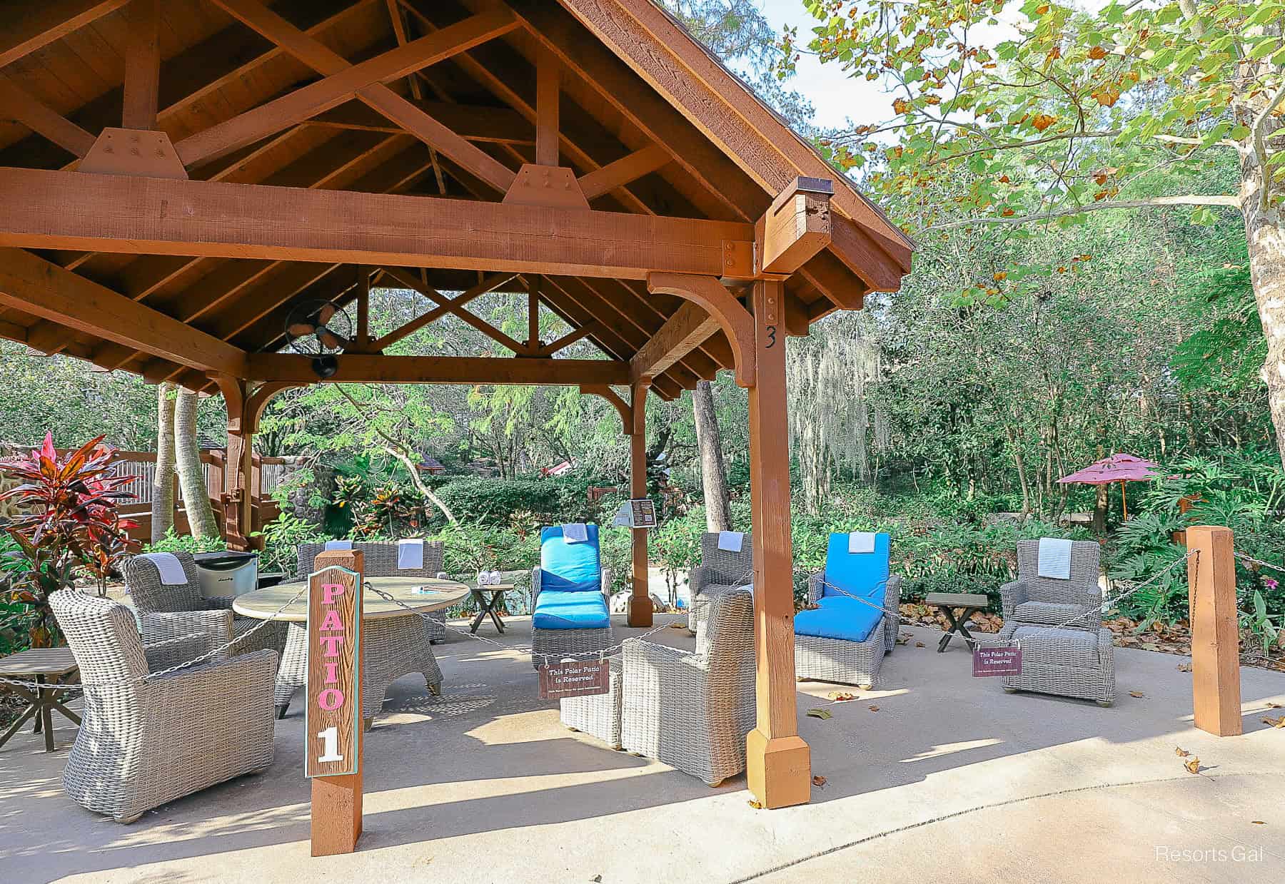 Polar Patio 1 location at Disney's Blizzard Beach 