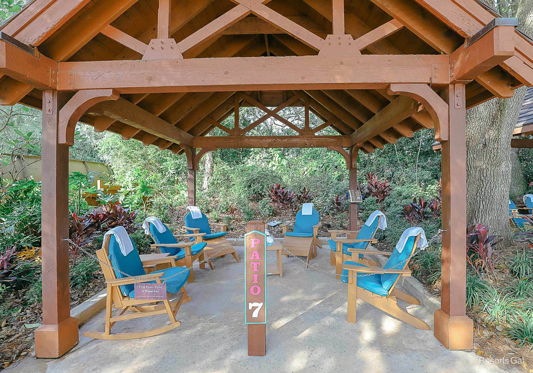 a Polar Patio at Disney's Blizzard Beach 