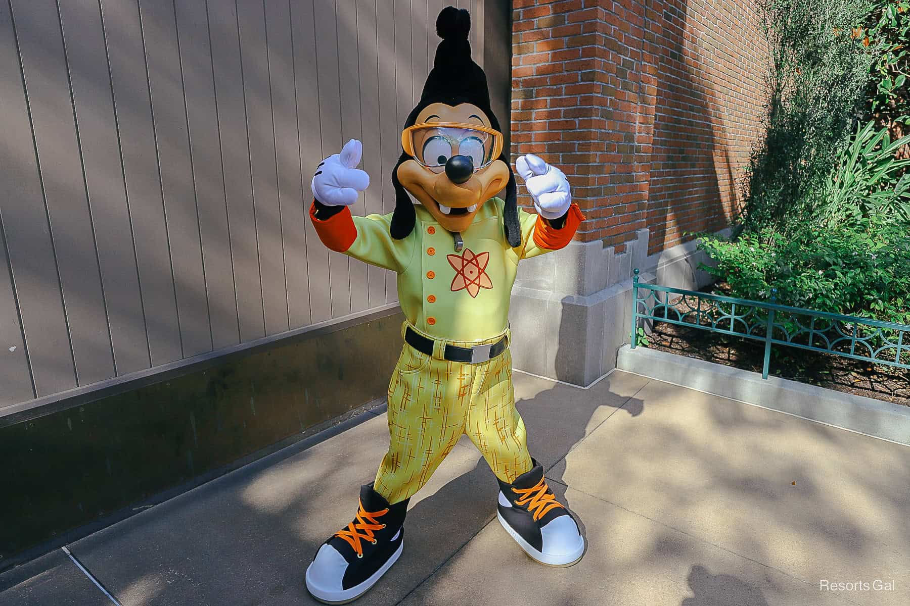 hands pointed to the camera with full-on Powerline cosplay 