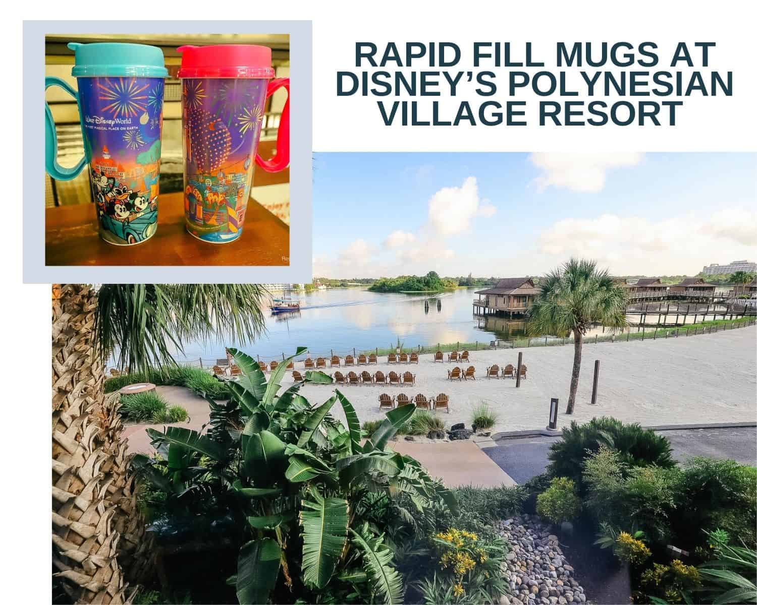The 2 Places to Refill Rapid Fill Mugs at Disney’s Polynesian Village Resort