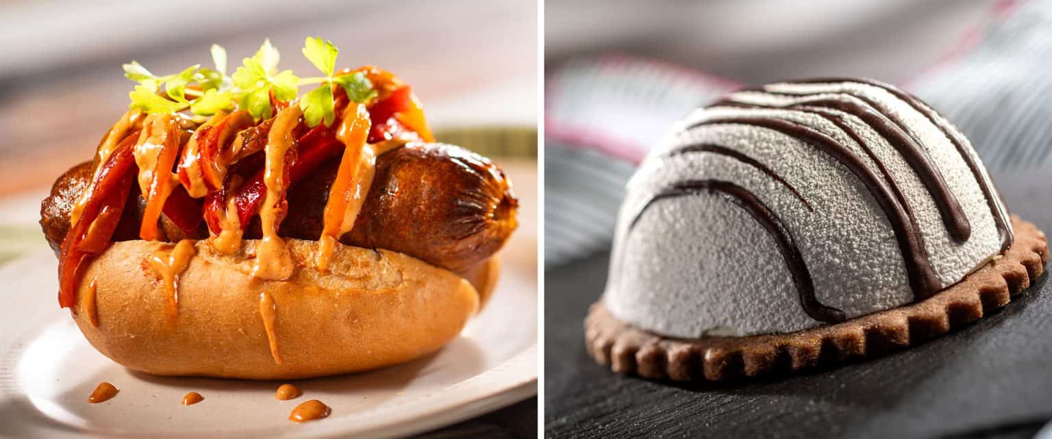 Impossible Sausage and Mousse Dome from Epcot 2024 Food and Wine Festival 