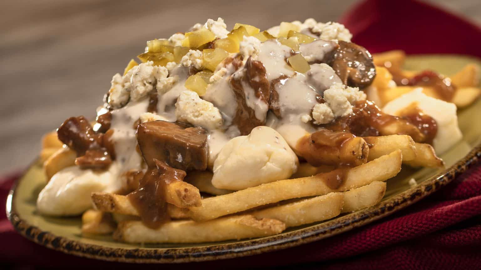 Braised Beef Poutine Epcot 2024 Food and Wine Menu Item 