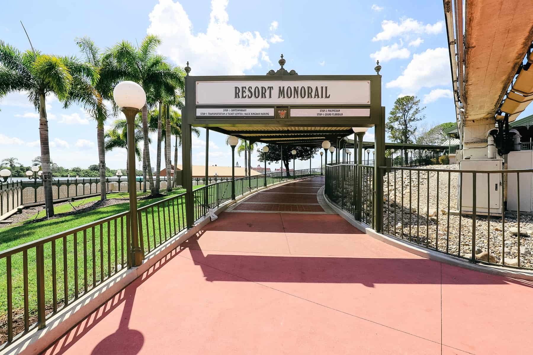 the Resort Monorail at Magic Kingdom 