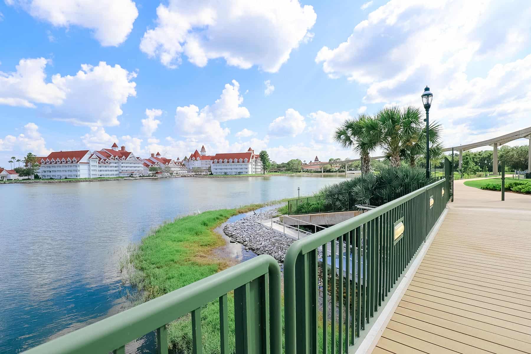 the walking path from Magic Kingdom to the Grand Floridian 