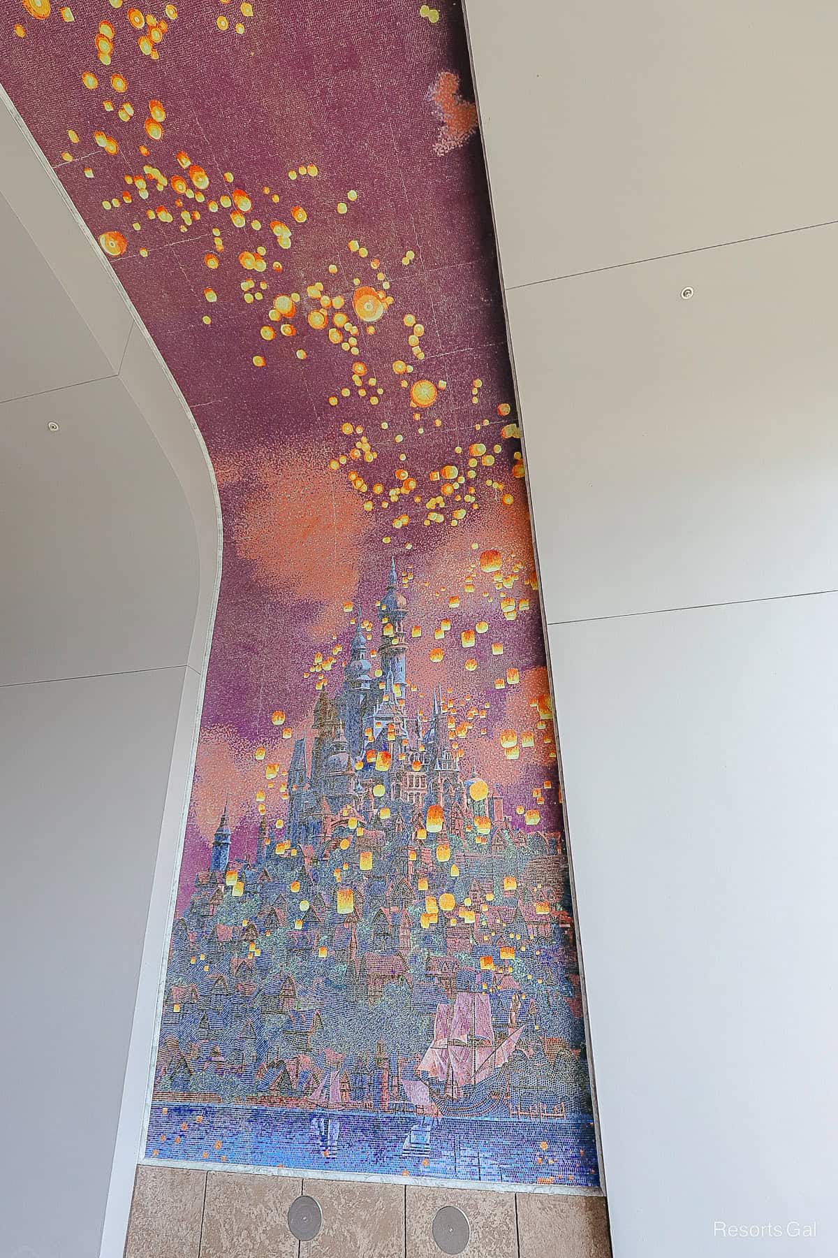 a vertical image of the mural 