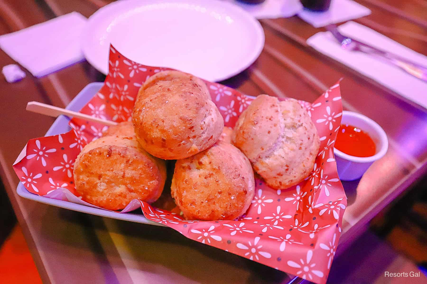 biscuits at Roundup Rodeo BBQ 