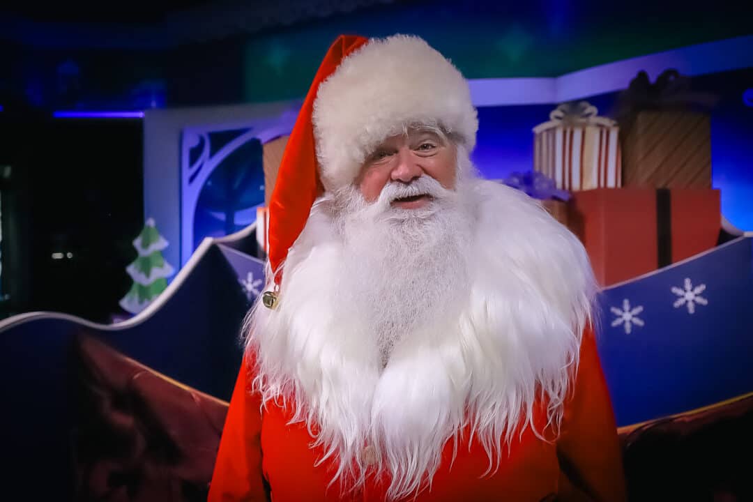 Santa at his Epcot Meet and Greet