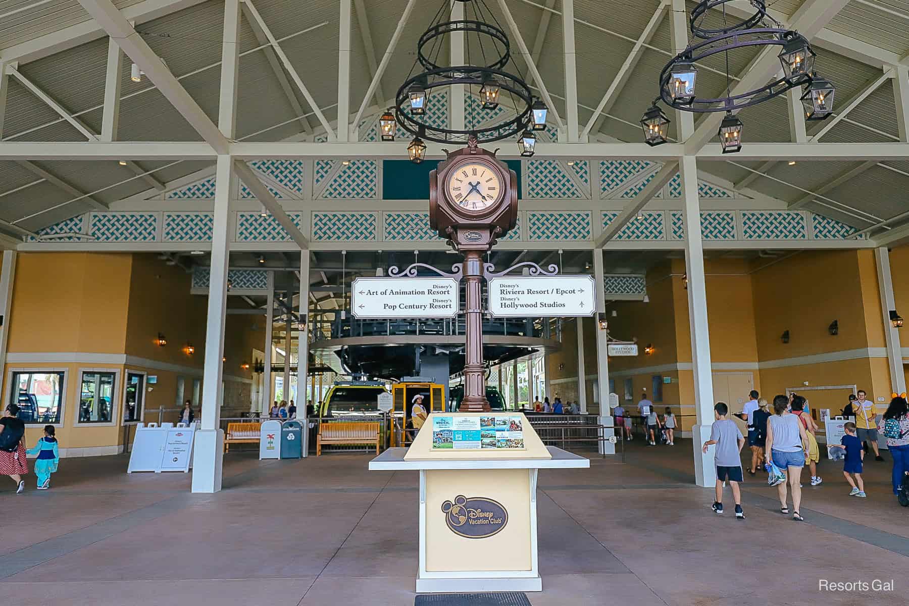 the Skyliner station at Disney's Caribbean Beach Resort 