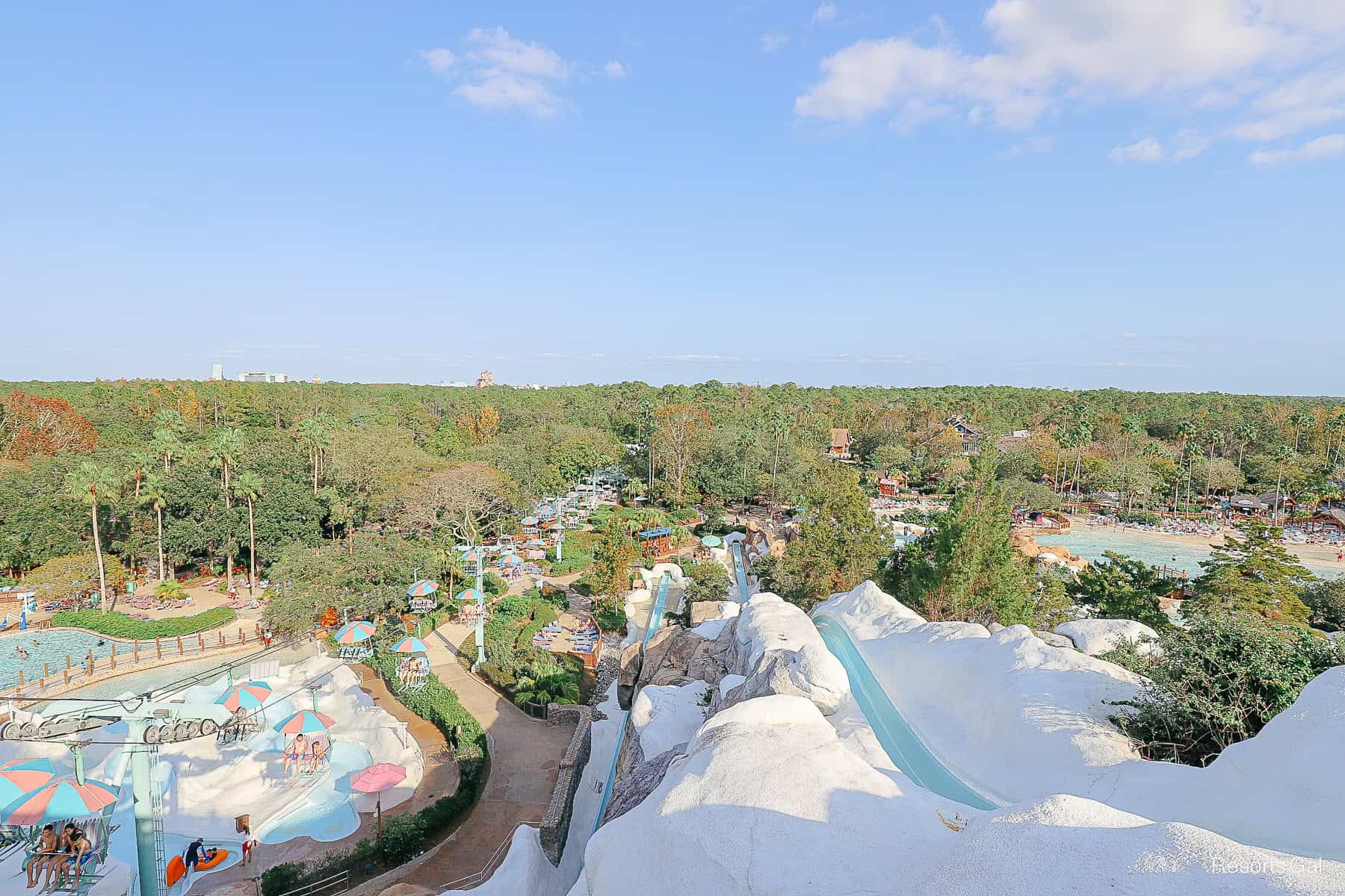 Slush Gusher water slide at Blizzard Beach