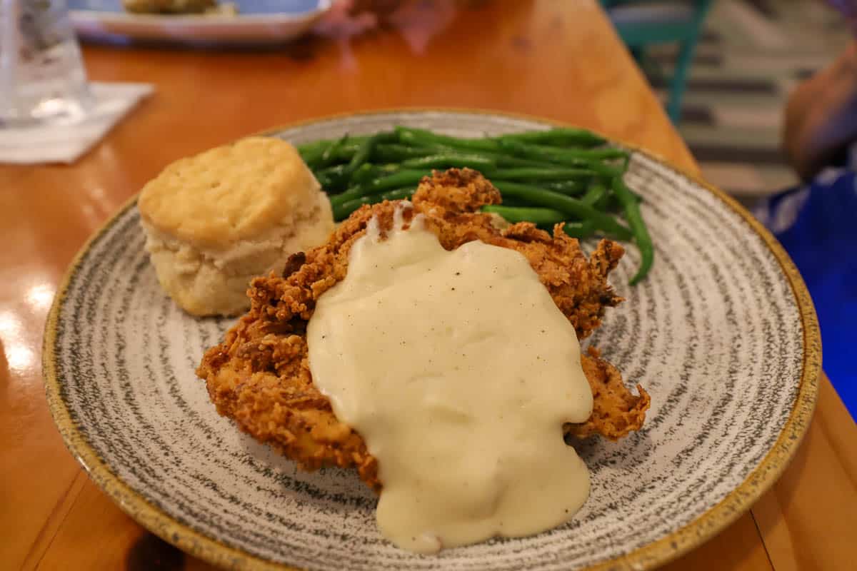 an order of Southernmost fried chicken from Olivia's Cafe at Old Key West 