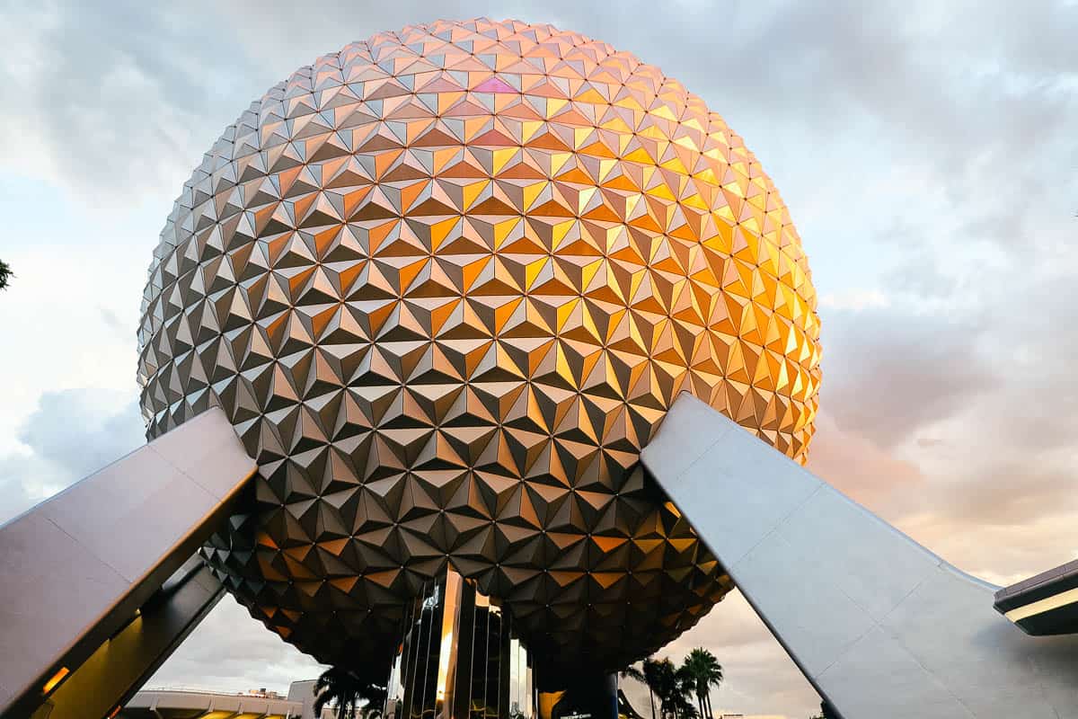 Spaceship Earth attraction at EPCOT 