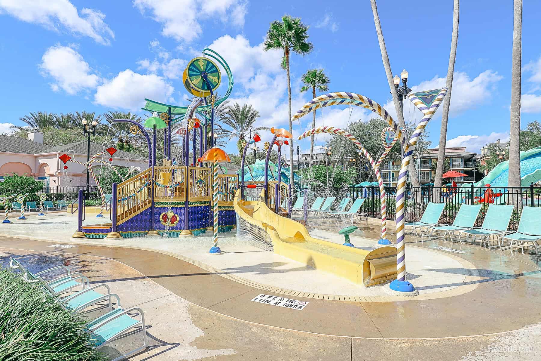 splash pad at Walt Disney World 