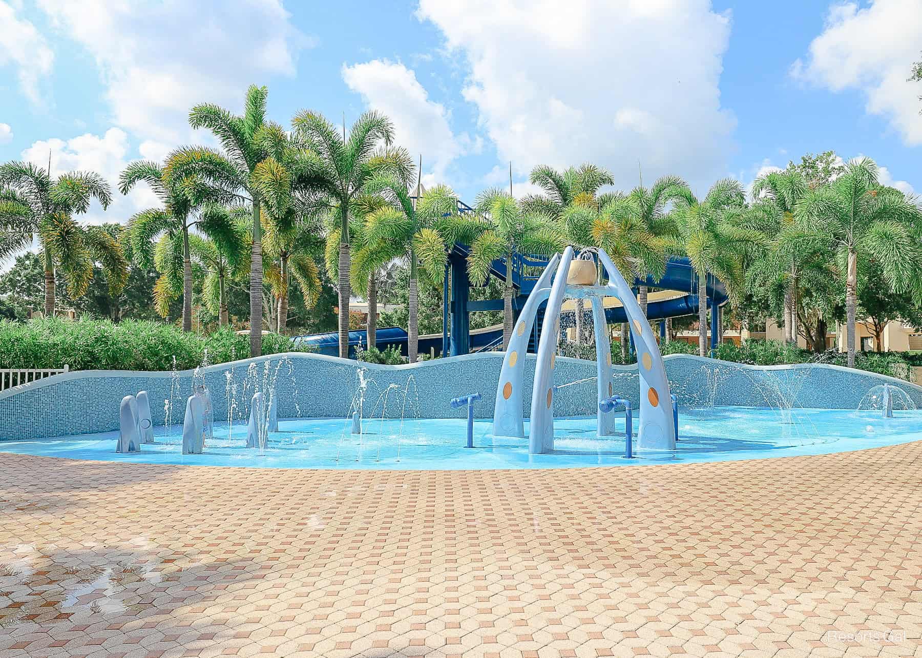 splash pad at Disney's Beach Club 