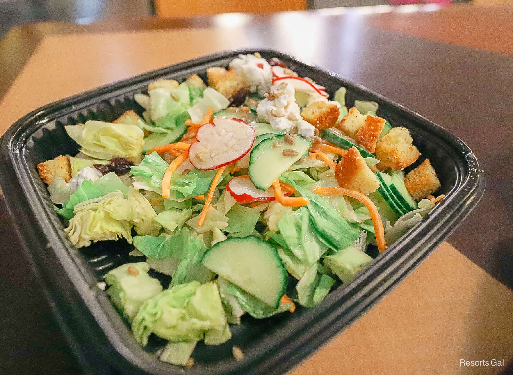 a chopped salad from Steakhouse 71 