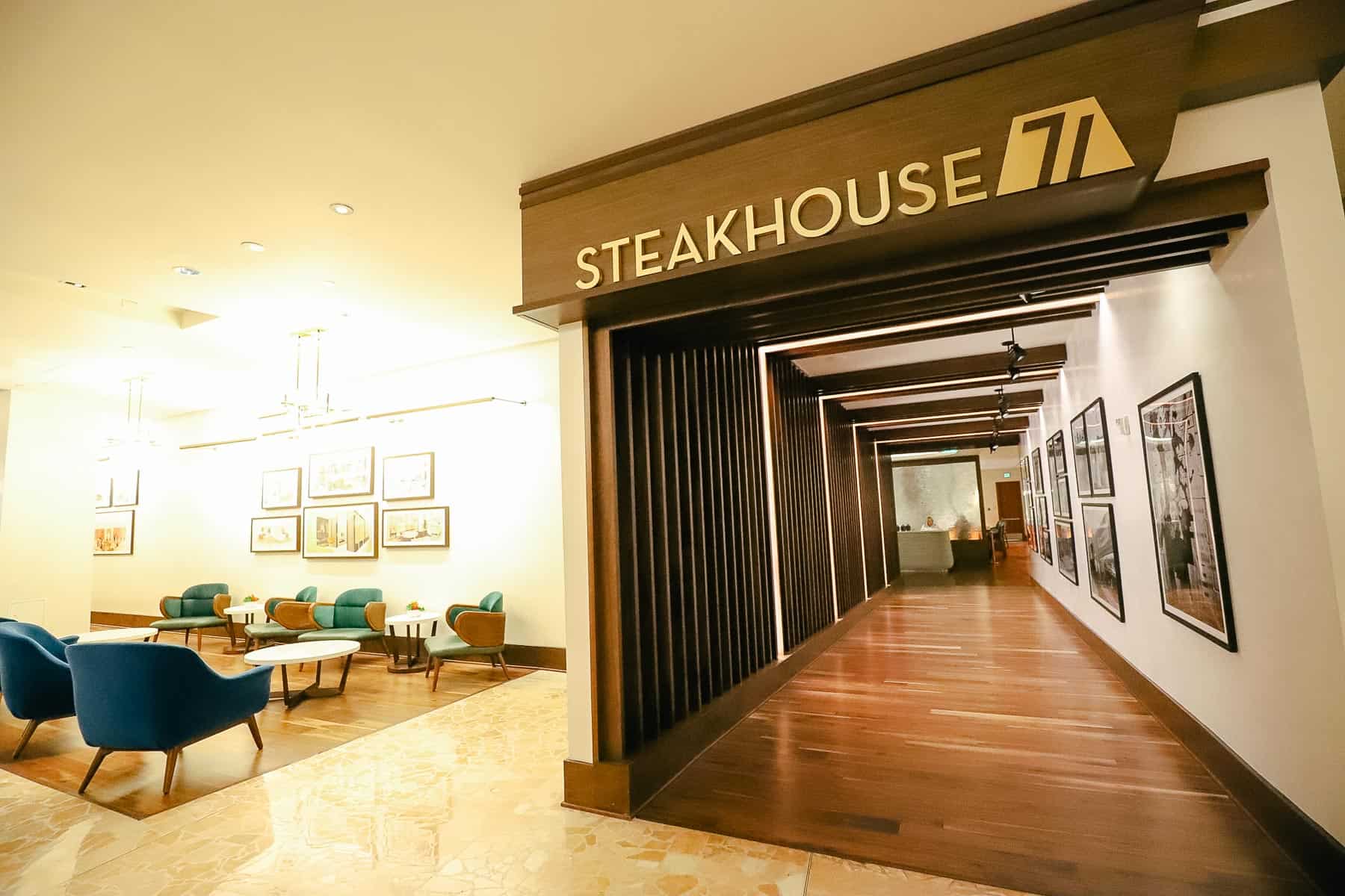 entrance of Steakhouse 71 