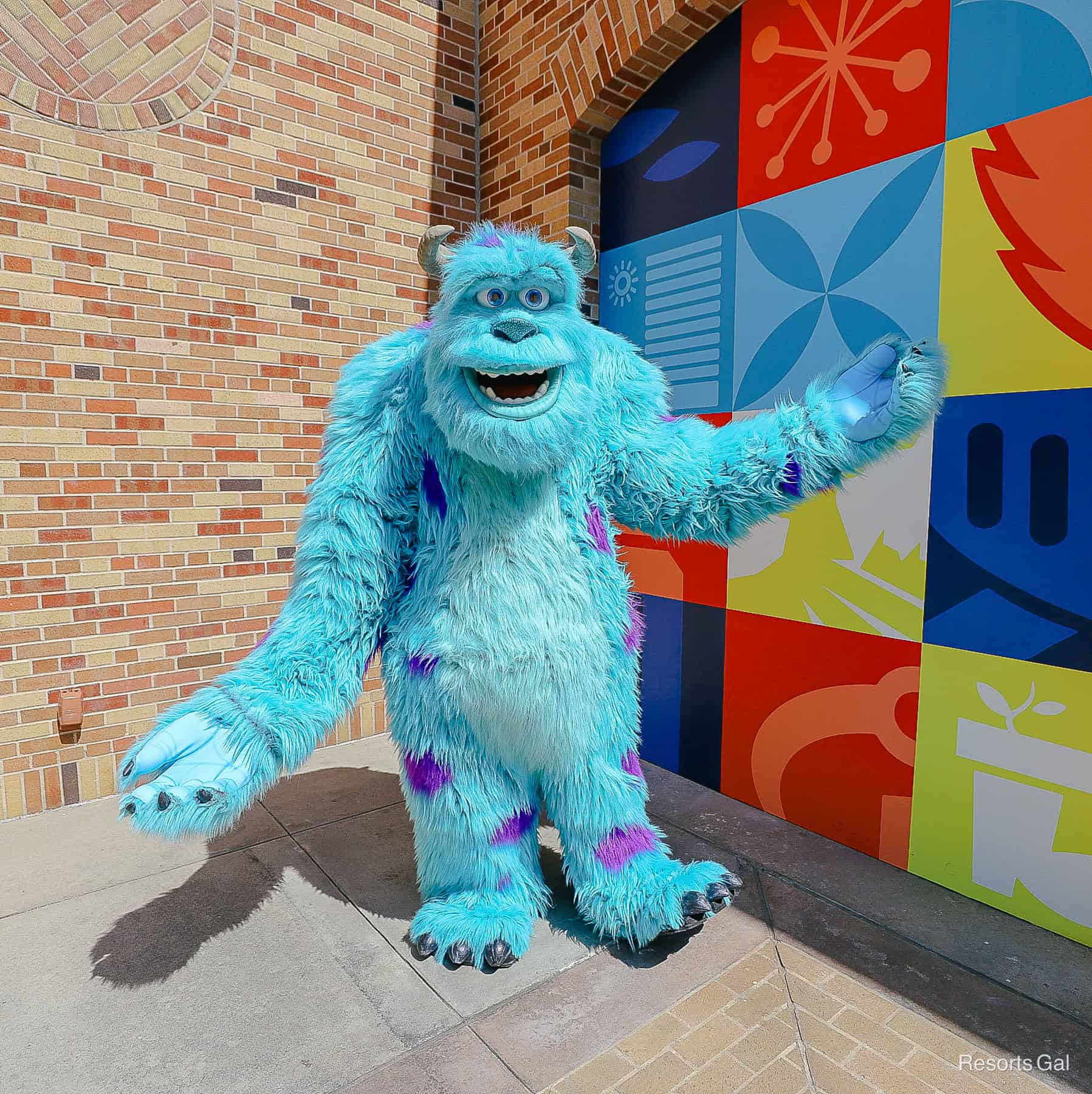 Sulley at Pixar Plaza at Disney's Hollywood Studios 