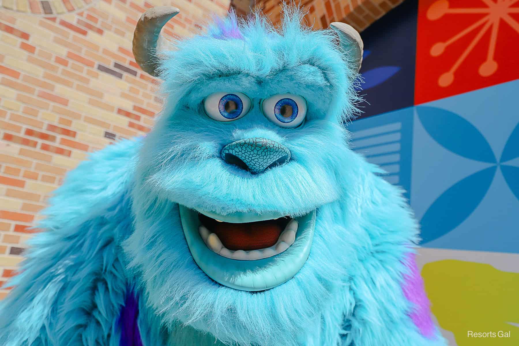 close-up of Sulley from Monsters, Inc. 