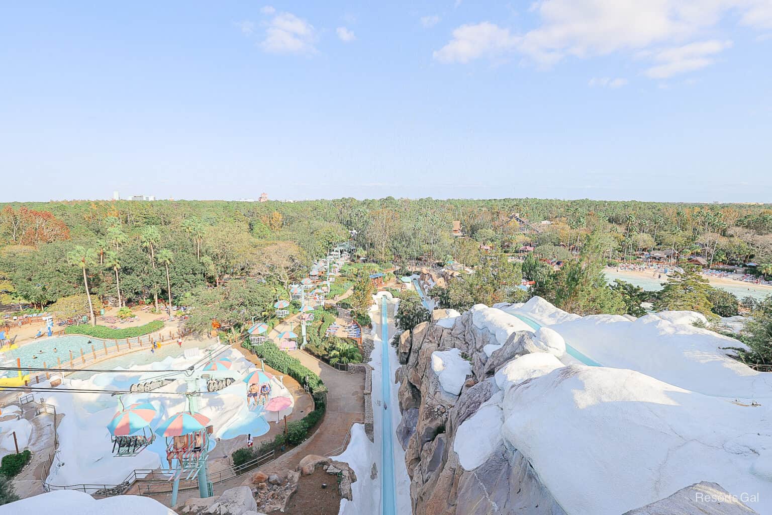 Summit Plummet at Disney's Blizzard Beach (A 12-Story Freefall Water Slide)