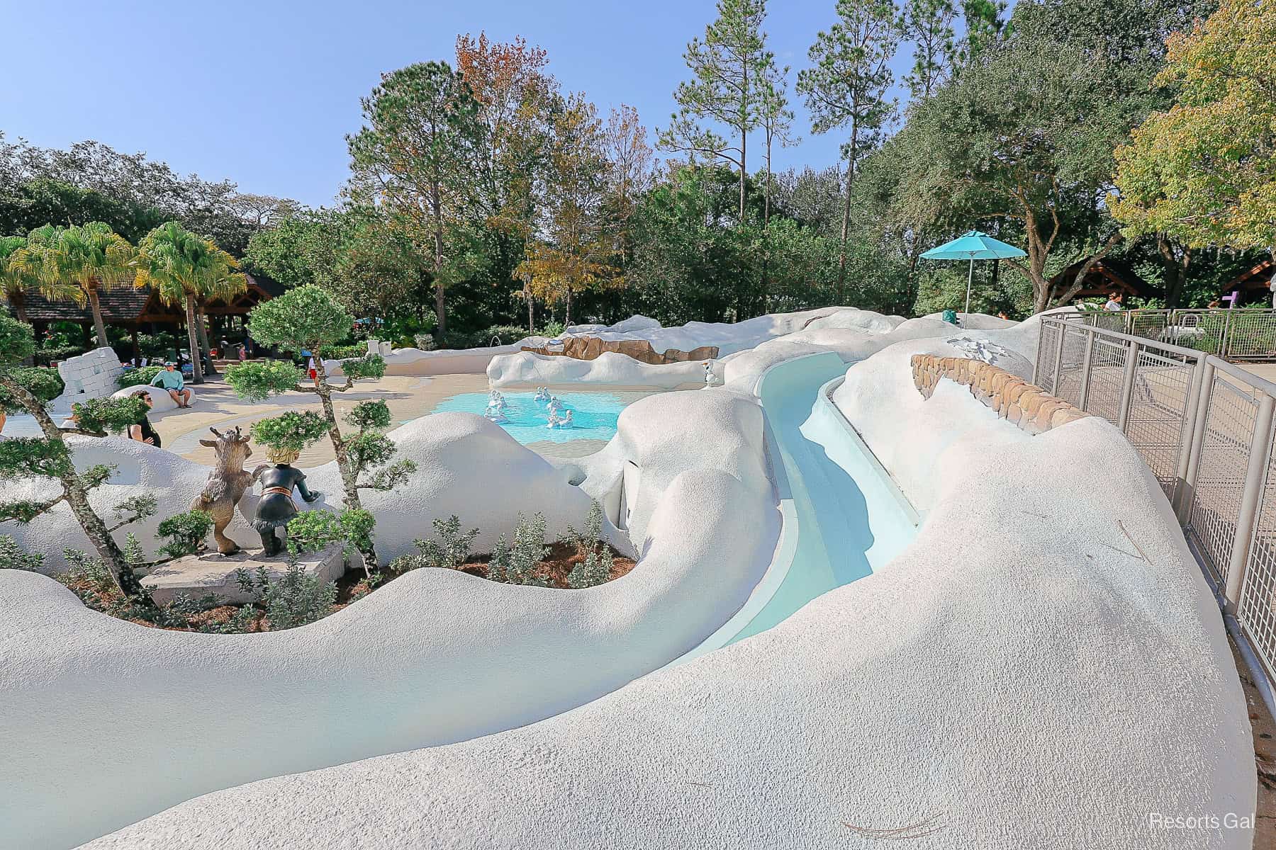 the length of the children's inner tube ride at Blizzard Beach 