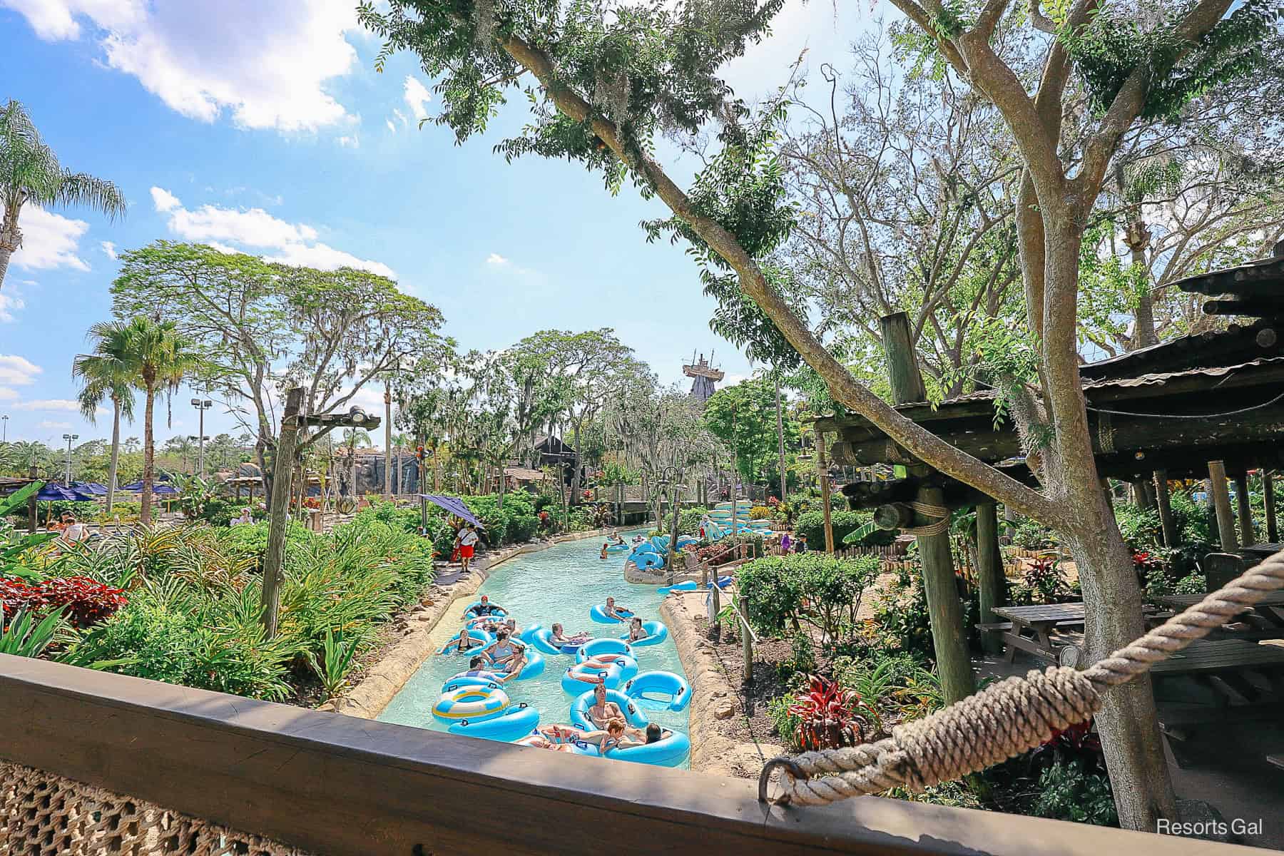 the lazy river at Disney's Typhoon Lagoon 