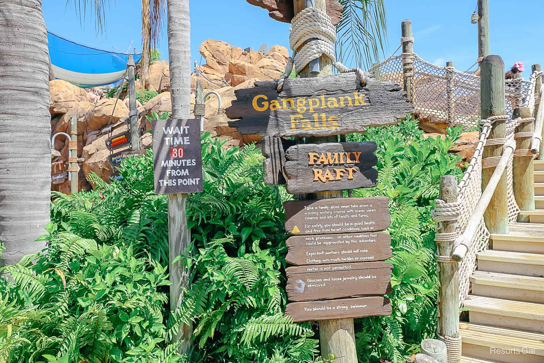 Gangplank Falls at Typhoon Lagoon (A Whitewater Rafting Adventure)