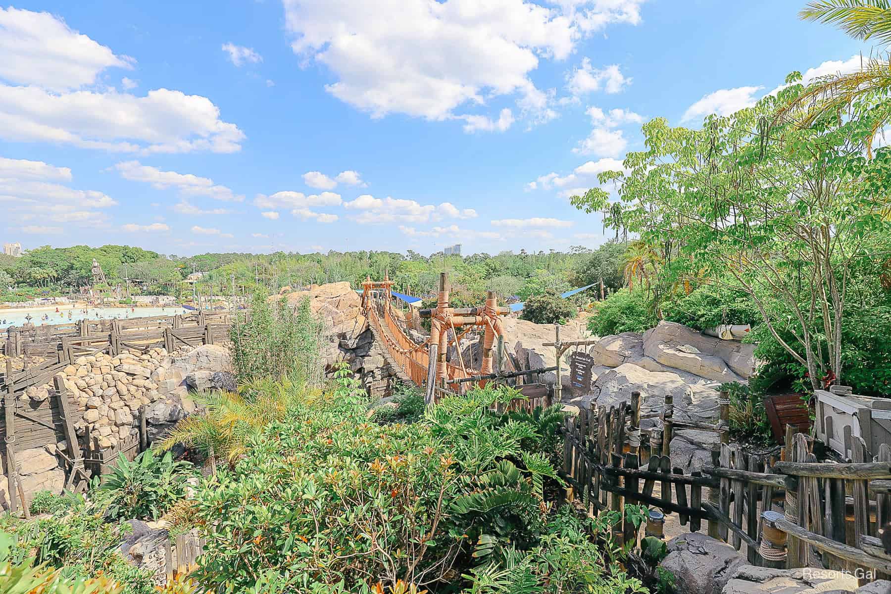 a view back of the park from the overlook 