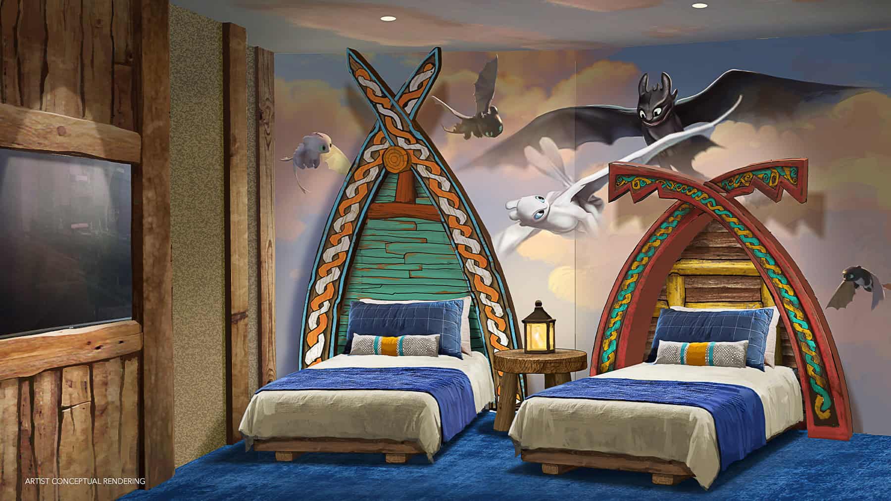 Preview Rooms with Layouts for Universal Orlando’s Helios Hotel by Loews