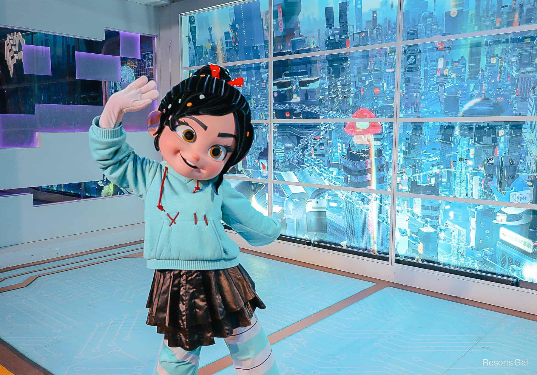 Character Spotlight: Vanellope von Schweetz at Disney World